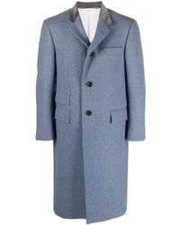 Thom Browne - Single-breasted Button Coat - Lyst