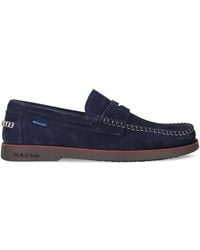 Paul Smith - Suède Loafers Met Stiksels - Lyst