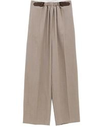 Loewe - Belted Pants - Lyst