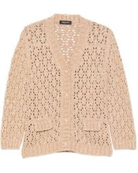 Fabiana Filippi - Cardigan À Poches À Rabat - Lyst