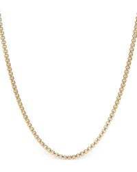 David Yurman - 18Kt Box Chain Necklace (2.7Mm) - Lyst