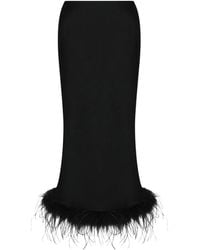 Blumarine - フェザートリム スカート - Lyst