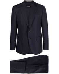 BOSS - Single-breasted Checked Suit - Lyst