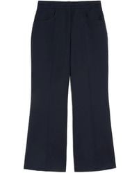 Jil Sander - Wollen Gabardine Pantalon - Lyst