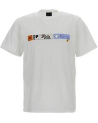 Paul Smith - Graphic-Print Crew-Neck T-Shirt - Lyst