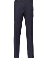 Prada - Tailored Slim-fit Trousers - Lyst