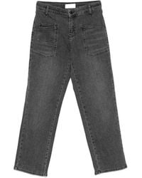 Five Jeans - Patch-Pocket Straight-Leg Jeans - Lyst