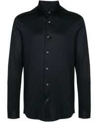 Emporio Armani - Hemd Aus Popeline - Lyst
