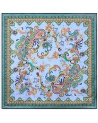Etro - Paisley-Print Silk Foulard - Lyst