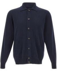 FILIPPO DE LAURENTIIS - Polo-Collar Cardigan - Lyst