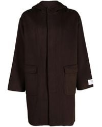 Etudes Studio - Temple Kapuzenmantel Mit Logo-Patch - Lyst