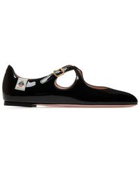 Bally - Patent Ballerina Shoes - Lyst