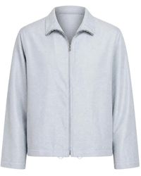 RANRA - Ripstop-Texture Zip-Up Jacket - Lyst
