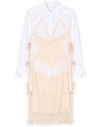 Patrizia Pepe - Logo-Charm Midi Dress - Lyst
