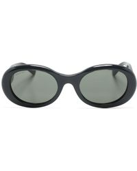 Gucci - Sonnenbrille mit ovalem Gestell - Lyst