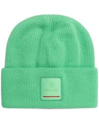 Bogner - Tarek Logo-Patch Ribbed-Knit Beanie Hat - Lyst