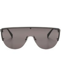 McQueen - Gafas de sol con montura envolvente - Lyst