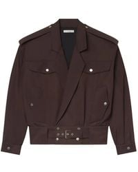 Co. - Belted Epaulette Military Jacket - Lyst