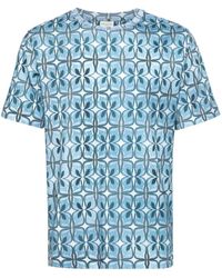 Dries Van Noten - Geometric-printed Cotton T-shirt - Lyst