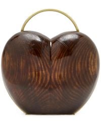 Vanina - Coeur Noyer Heart-Shaped Clutch Bag - Lyst