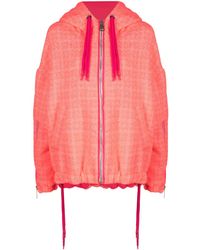 Khrisjoy - Tweed-Kapuzenjacke Mit Kordelzug - Lyst