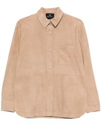 Paul Smith - Leather Shirt - Lyst