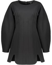 Ellery - Robe Courte À Manches Volumineuses Et Détail À La Couture - Lyst