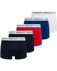 GANT - Logo-Waistband Boxers (Set Of Five) - Lyst