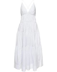 Club21 - Cut-Out Tiered Midi Dress - Lyst