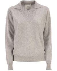 Vanisé - Patty Long-Sleeves Polo Top - Lyst