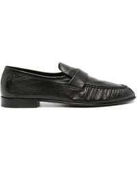 The Row - Loafer Aus Glattem Leder - Lyst