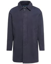 Herno - Concealed-Front Coat - Lyst