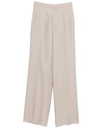 Tagliatore - Linen Trousers - Lyst