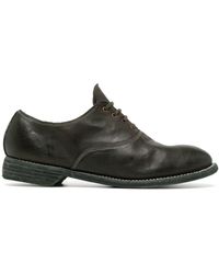 Guidi - Distressed Sole Leather Oxfords - Lyst