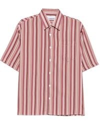Costumein - Eric Vertical-Stripe Short-Sleeve Shirt - Lyst