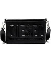 DIESEL - Dsl 3D Logo-Embossed Shoulder Bag - Lyst