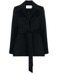 Calvin Klein - Single-Breasted Coat - Lyst