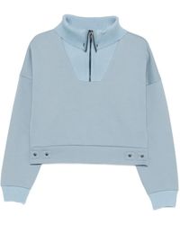Iceberg - Zip Funnel-Neck Sweatshirt - Lyst