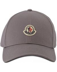 Moncler - Cappellino Da Baseball Di Gabardine Di Cotone - Lyst