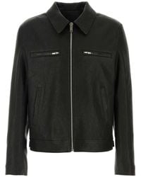 Givenchy - Veste En Cuir À Poche Zippée - Lyst