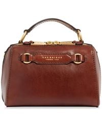 The Bridge - Laura Top-Handle Leather Mini Bag - Lyst