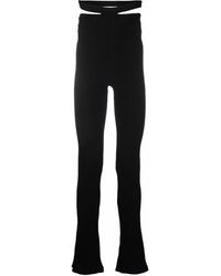 ANDREADAMO - High-Waisted Flared Pants - Lyst