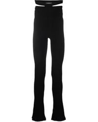 ANDREADAMO - High-Waisted Flared Pants - Lyst