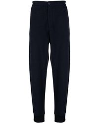 Giorgio Armani - High-waist Tapered-leg Trousers - Lyst