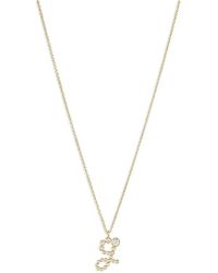 Sophie Bille Brahe - 18K Recycled Soprano G Diamond Necklace - Lyst