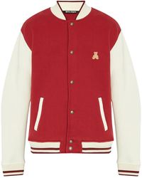 Palm Angels - Bear-Motif Bomber Jacket - Lyst