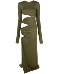 Concepto - Asymmetric Cut-out Maxi Dress - Lyst