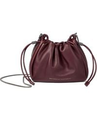 Brunello Cucinelli - Mini Leather Mellow Bucket Bag - Lyst