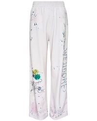 we11done - Trompe-L'Oeil Printed Track Pants - Lyst