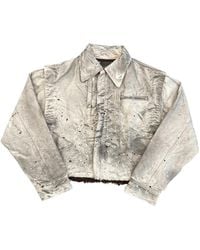 SEKRIT - Chopper Paint-Splatter Denim Jacket - Lyst